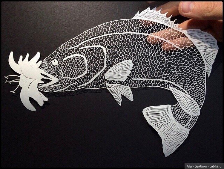 Работы из бумаги Maude White