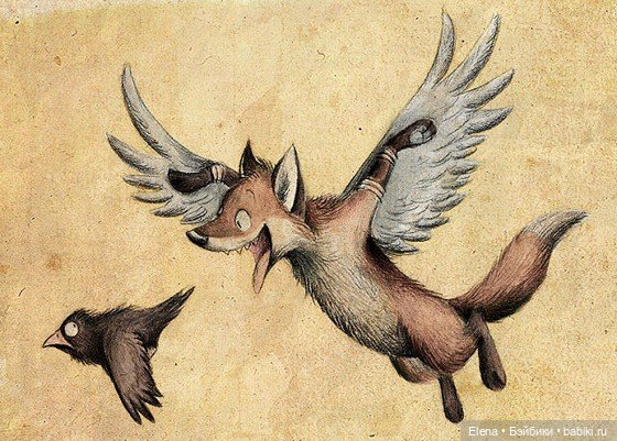 Лисичка от художницы Ski — Живопись и графика: творчество художников