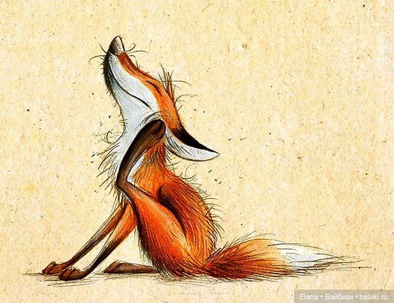 Лисичка от художницы Ski — Живопись и графика: творчество художников (фото 5)