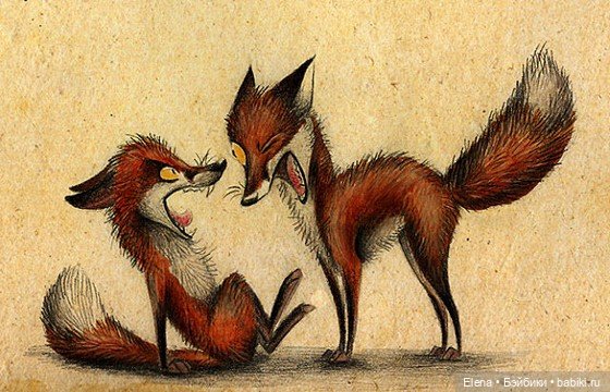 Лисичка от художницы Ski — Живопись и графика: творчество художников