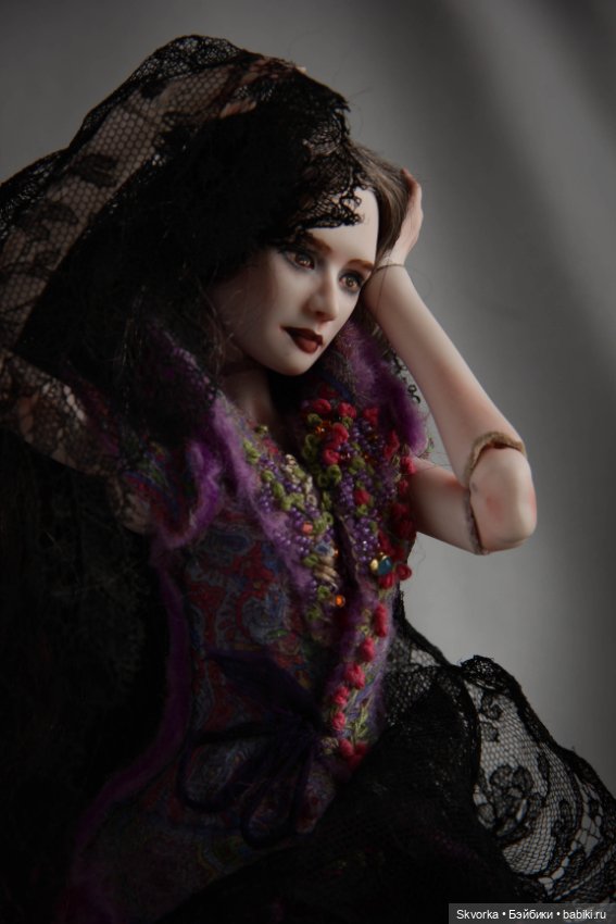 Сирин и Алконост. Фарфоровые шарнирные куклы