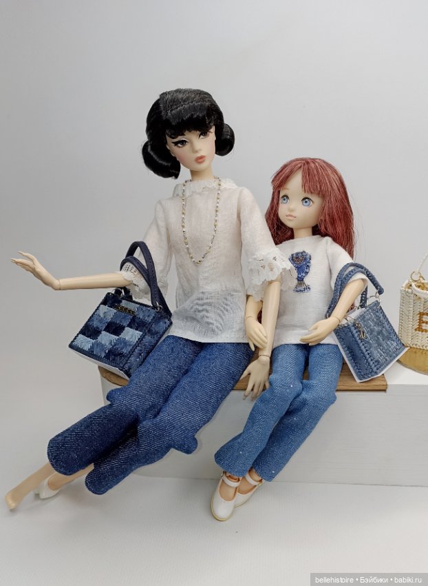 Наша новая коллекция сумочек из соломки "Sicily collection blind side" на выставе Doll market (фото 3)