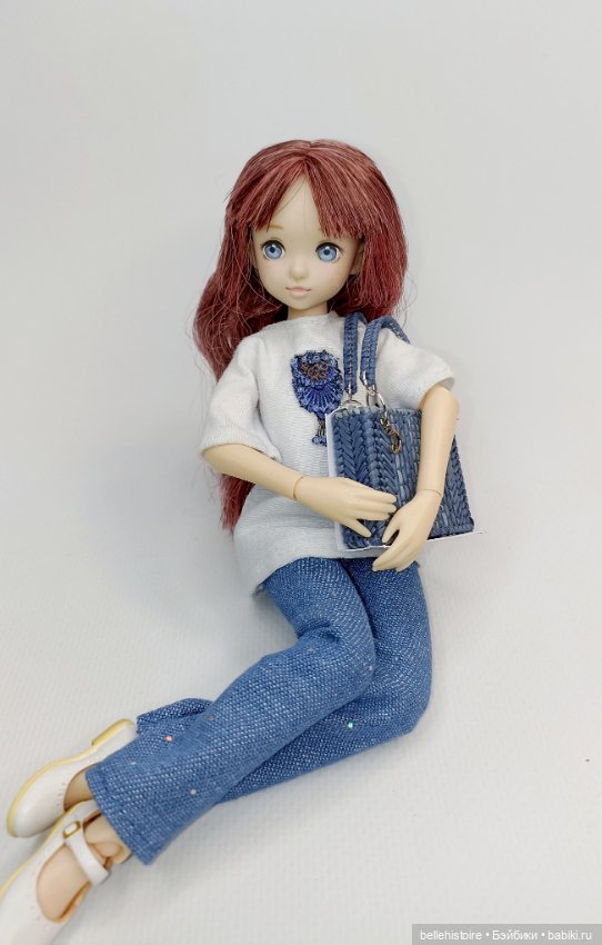 Наша новая коллекция сумочек из соломки "Sicily collection blind side" на выставе Doll market (фото 4)