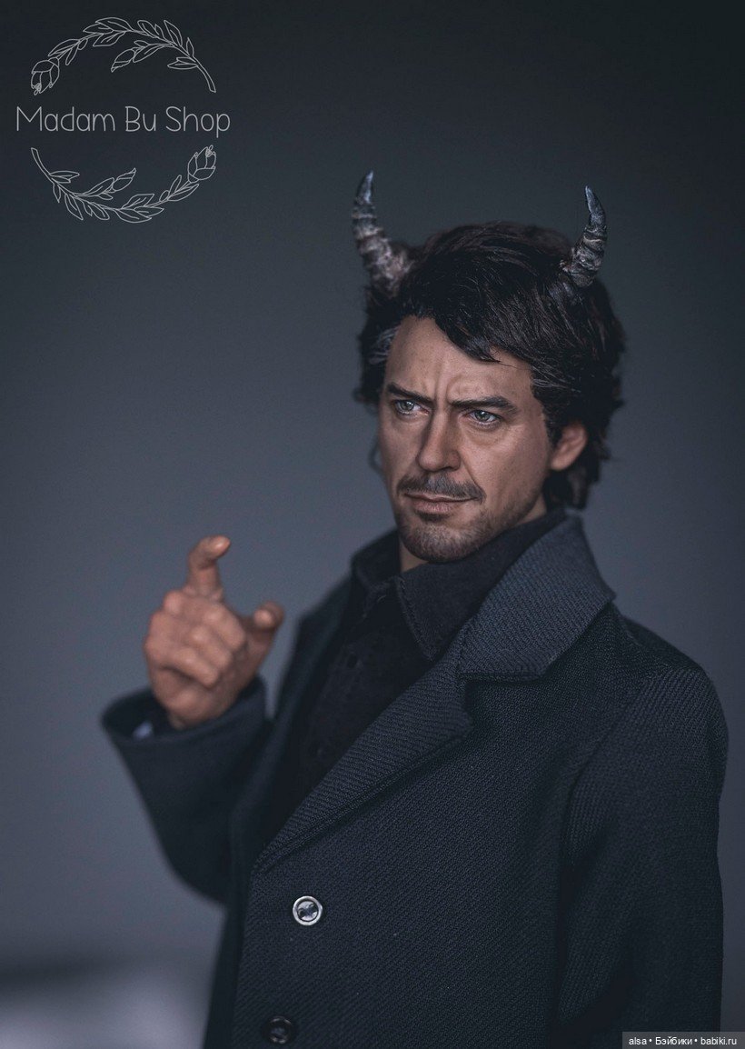 Работа мадам Бу - кастом экшн-головы Тони Старка (фото 2)