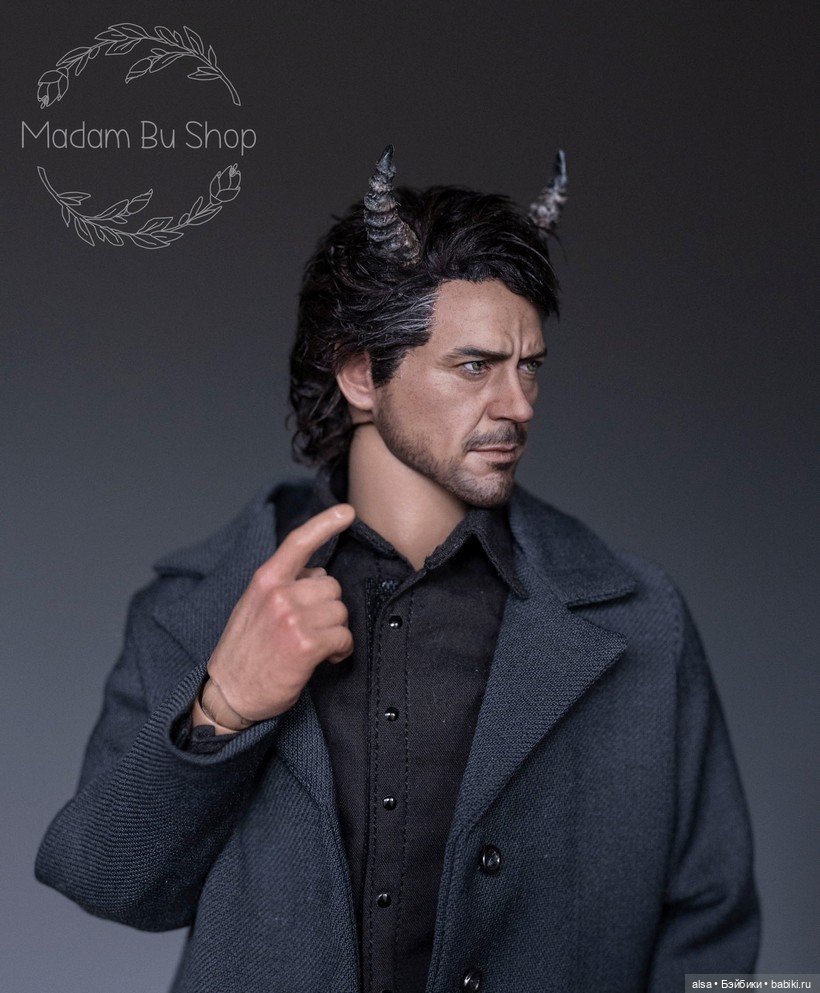 Работа мадам Бу - кастом экшн-головы Тони Старка (фото 5)