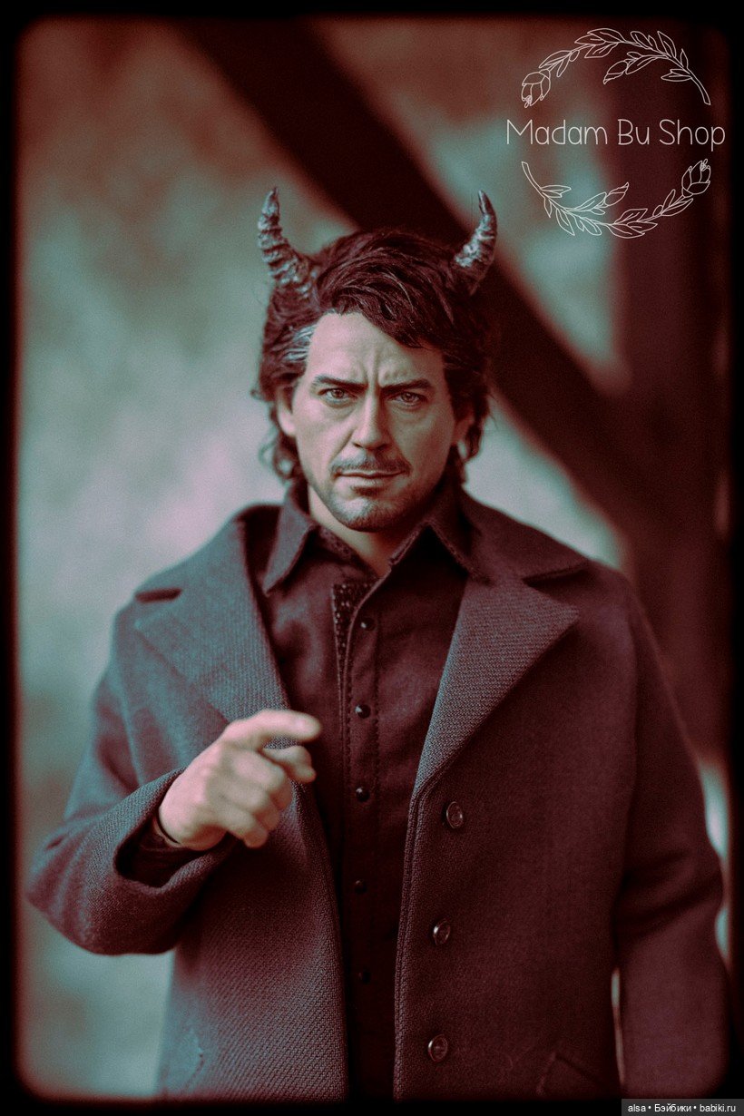 Работа мадам Бу - кастом экшн-головы Тони Старка (фото 6)