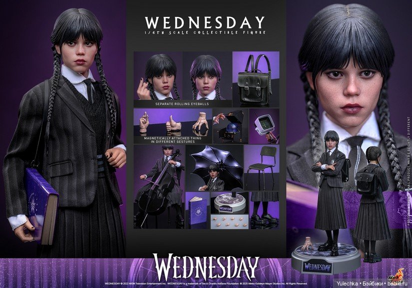 Hot Toys - фигурка Уэнздей (фото 9)