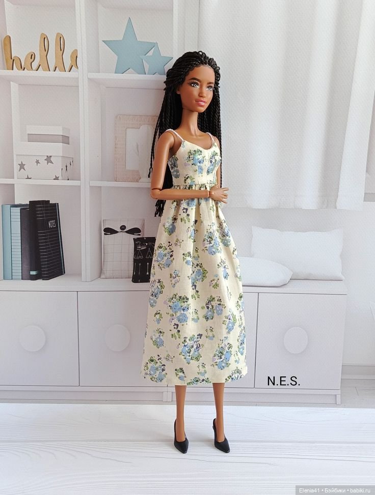 Выкройка сарафана для Барби (фото 3)