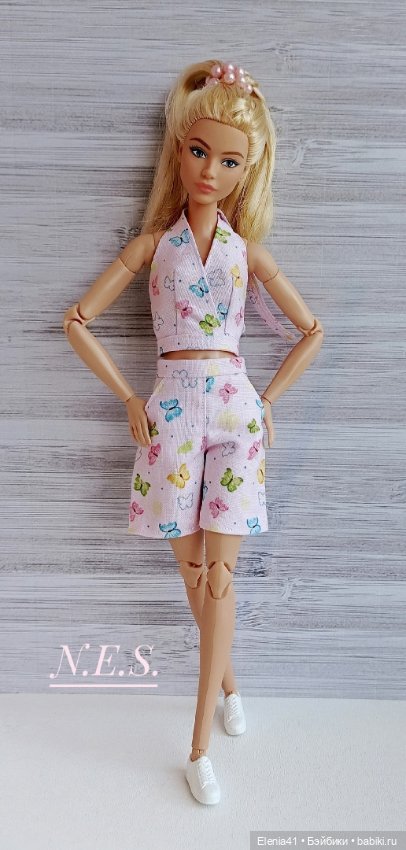 Топ и шорты для Барби MTM