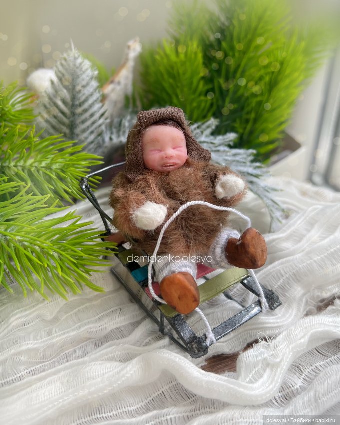 Куколка 1:12 Егорка — Авторские миниатюрные куклы: лепка