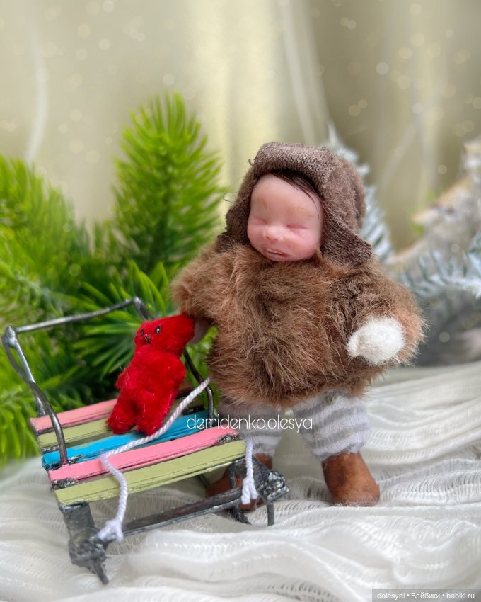 Куколка 1:12 Егорка — Авторские миниатюрные куклы: лепка (фото 6)
