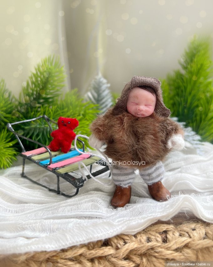 Куколка 1:12 Егорка — Авторские миниатюрные куклы: лепка (фото 3)