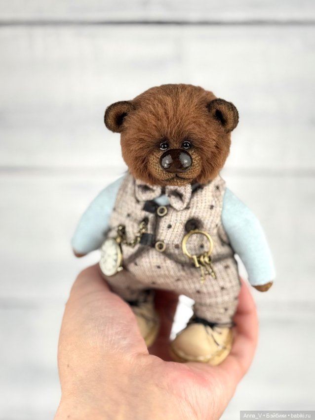 Тедди мишка Ник — Авторские мишки Тедди и друзья: фото (фото 3)
