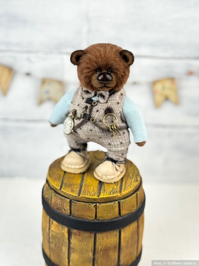 Тедди мишка Ник — Авторские мишки Тедди и друзья: фото (фото 4)