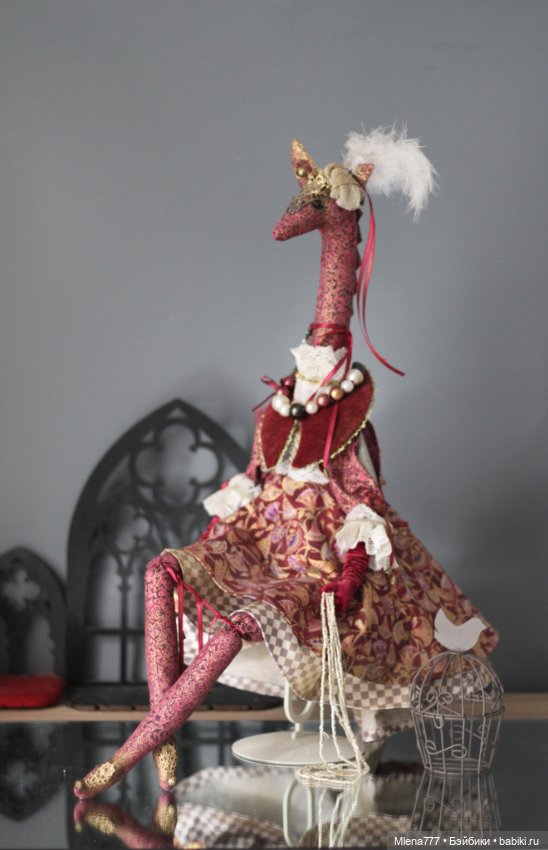 Жирафы , мои фантазии — Текстильные игрушки и примитивы: кофейные