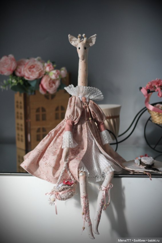 Жирафы , мои фантазии — Текстильные игрушки и примитивы: кофейные (фото 3)