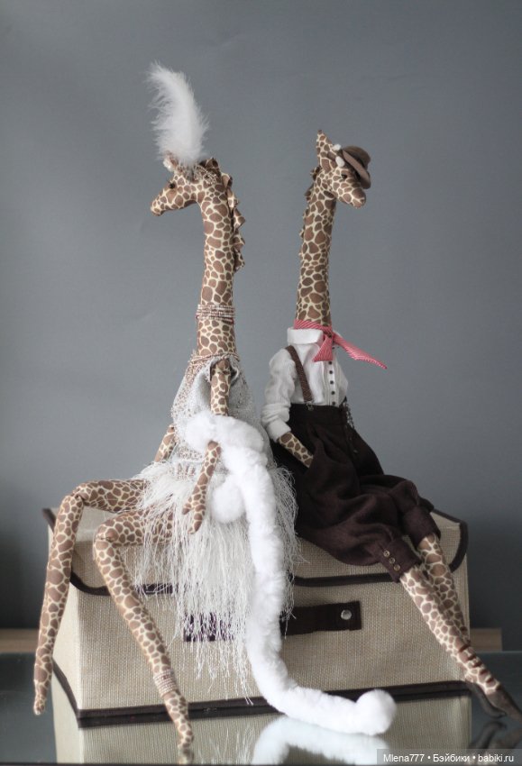 Жирафы , мои фантазии — Текстильные игрушки и примитивы: кофейные (фото 9)