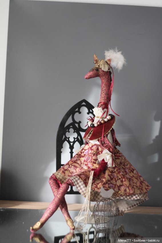 Жирафы , мои фантазии — Текстильные игрушки и примитивы: кофейные