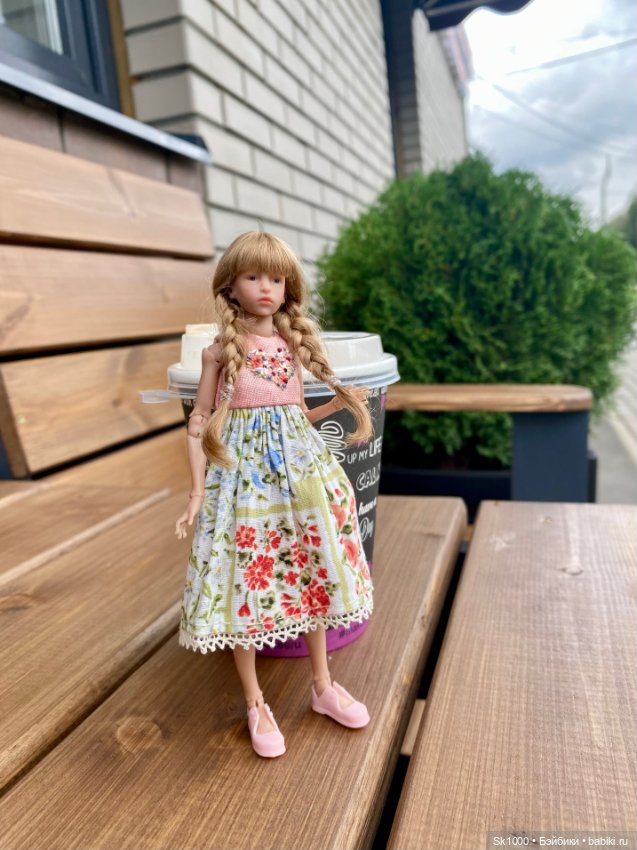 Новое платье Ажурки — Одежда и обувь для кукол BJD (БЖД): 1/3 (фото 2)