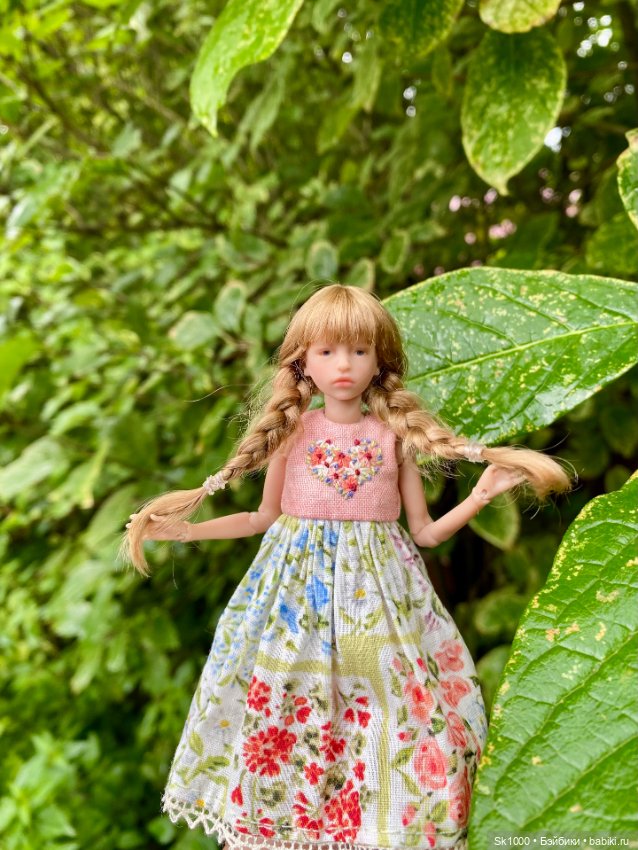 Новое платье Ажурки — Одежда и обувь для кукол BJD (БЖД): 1/3