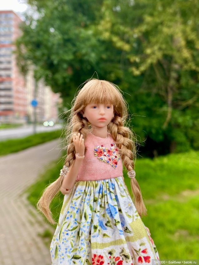 Новое платье Ажурки — Одежда и обувь для кукол BJD (БЖД): 1/3 (фото 3)