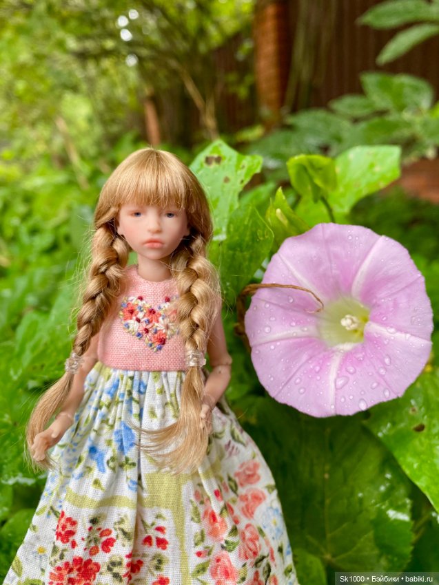 Новое платье Ажурки — Одежда и обувь для кукол BJD (БЖД): 1/3