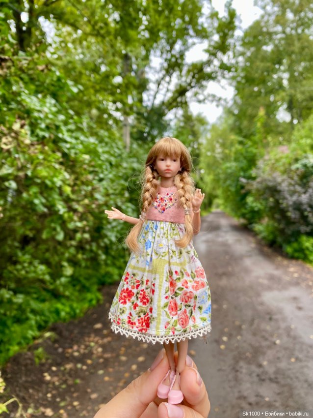 Новое платье Ажурки — Одежда и обувь для кукол BJD (БЖД): 1/3