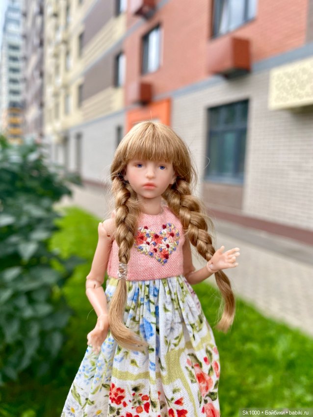 Новое платье Ажурки — Одежда и обувь для кукол BJD (БЖД): 1/3