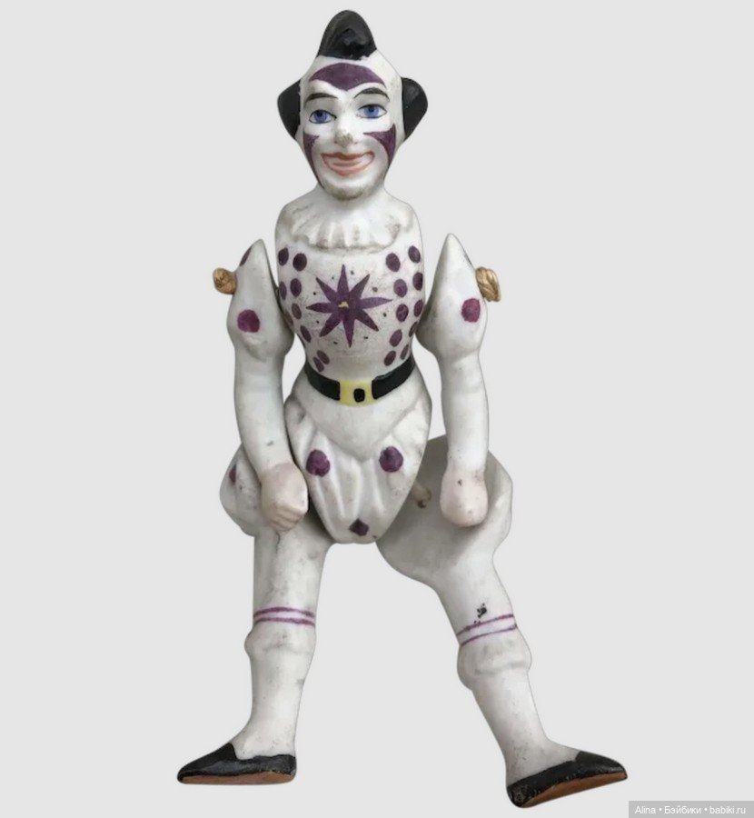 Подвижные клоуны из фарфора (фото 9)