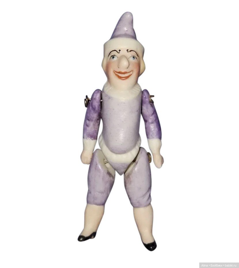 Подвижные клоуны из фарфора (фото 7)