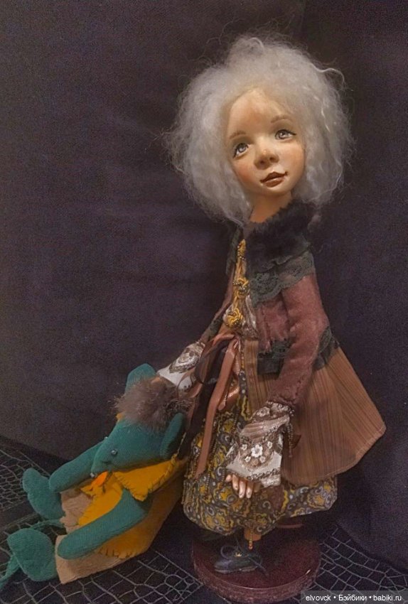 Авторская интерьерная кукла Вера и Лерой (фото 2)