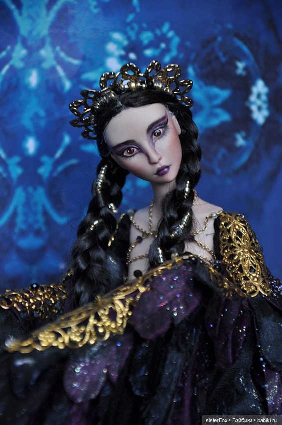 Птица Сирин — Авторские фарфоровые куклы (OOAK): ручная работа