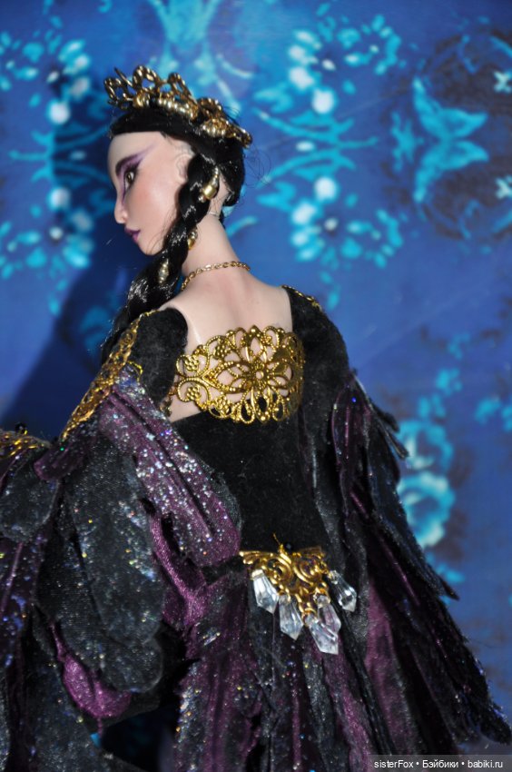 Птица Сирин — Авторские фарфоровые куклы (OOAK): ручная работа