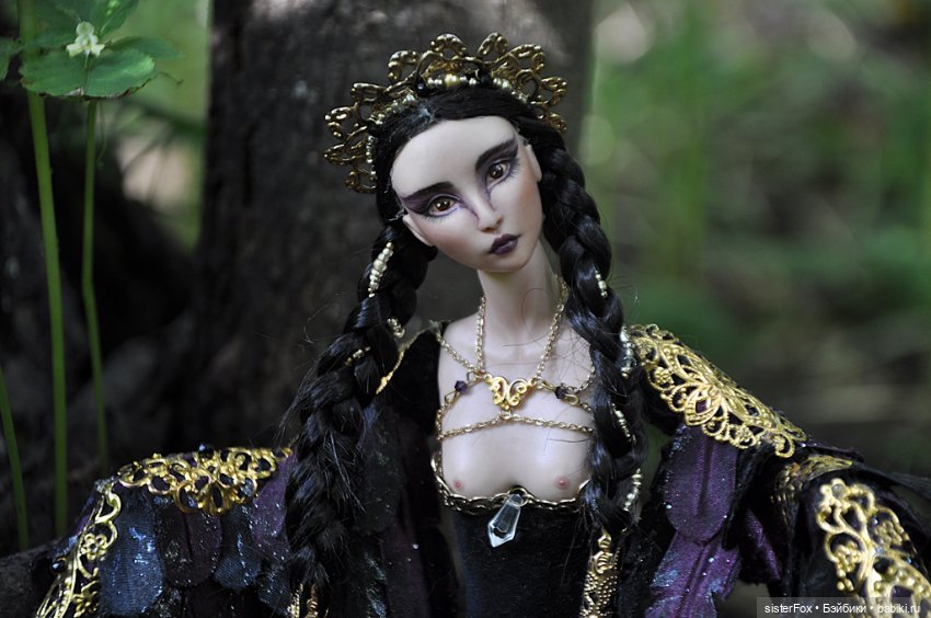 Птица Сирин — Авторские фарфоровые куклы (OOAK): ручная работа (фото 2)