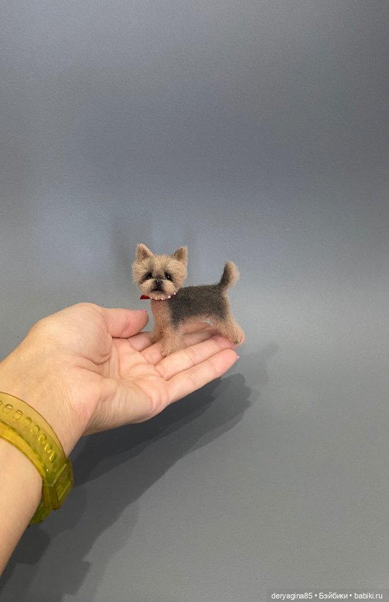 Йоркширский терьер — Валяные игрушки из шерсти: сухое валяние