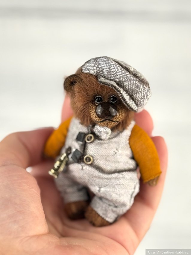 Тедди мишка Тихон — Авторские мишки Тедди и друзья: фото (фото 4)