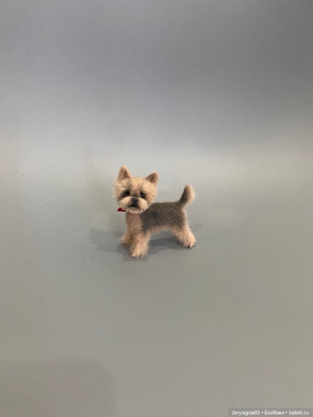 Йоркширский терьер — Валяные игрушки из шерсти: сухое валяние (фото 5)