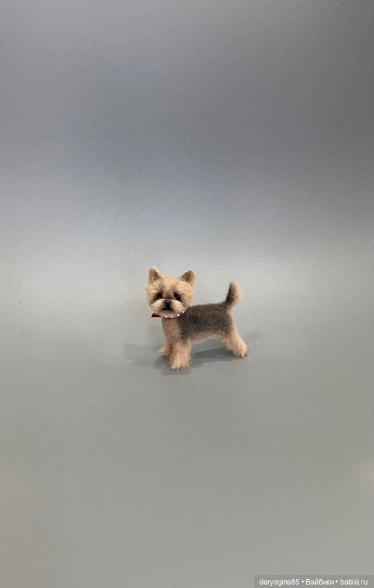 Йоркширский терьер — Валяные игрушки из шерсти: сухое валяние (фото 3)