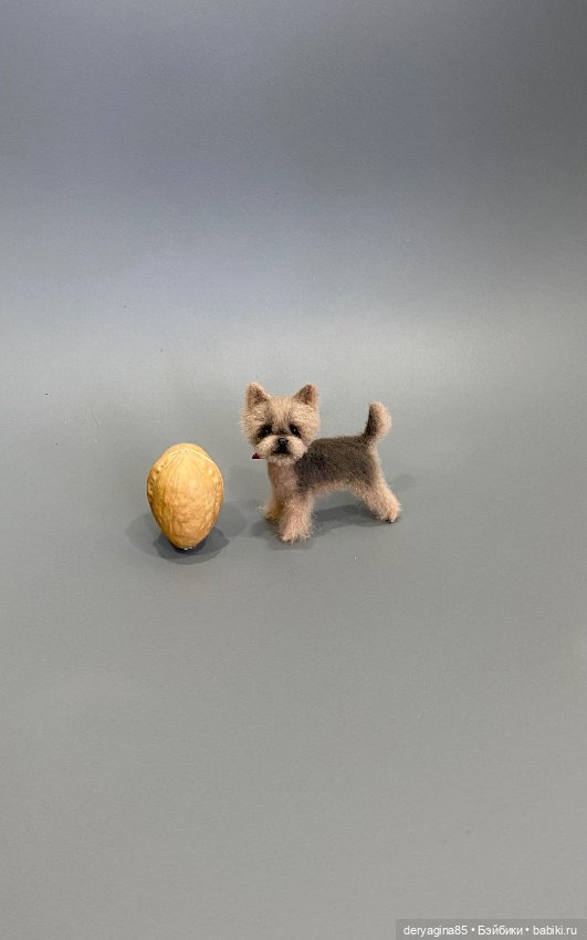 Йоркширский терьер — Валяные игрушки из шерсти: сухое валяние (фото 10)