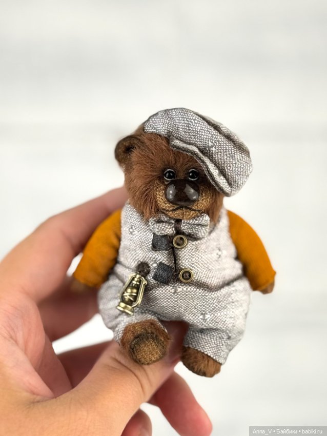 Тедди мишка Тихон — Авторские мишки Тедди и друзья: фото (фото 2)