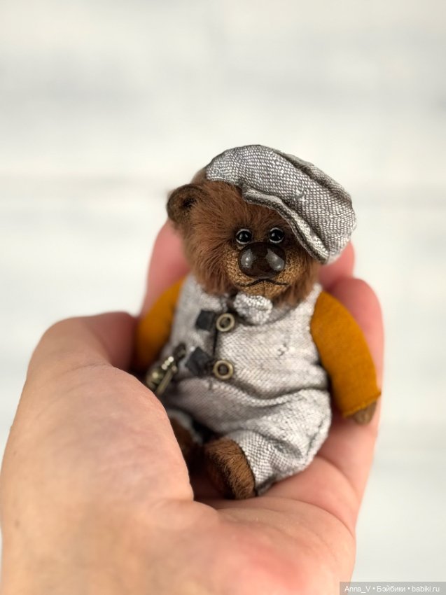 Тедди мишка Тихон — Авторские мишки Тедди и друзья: фото (фото 5)