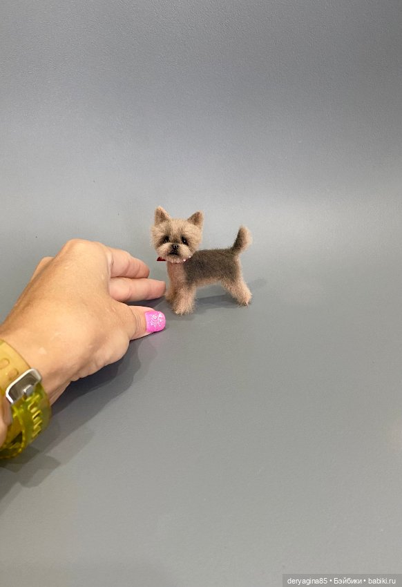 Йоркширский терьер — Валяные игрушки из шерсти: сухое валяние (фото 2)