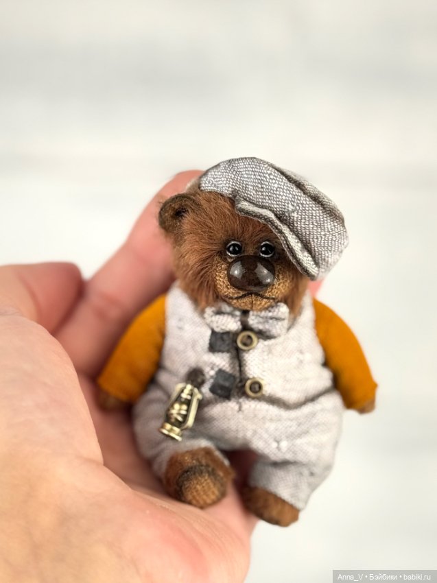 Тедди мишка Тихон — Авторские мишки Тедди и друзья: фото (фото 3)