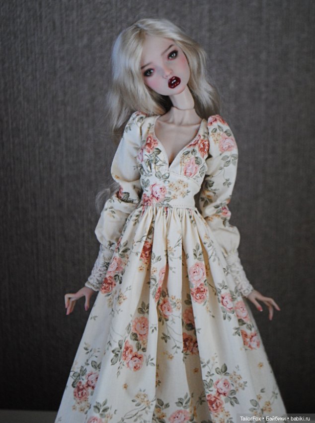 Платье для кукол сестер Поповых 🌺 (фото 5)