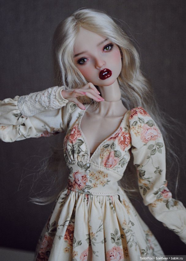 Платье для кукол сестер Поповых 🌺