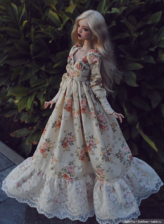 Платье для кукол сестер Поповых 🌺 (фото 8)