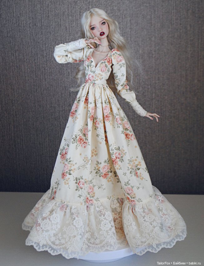Платье для кукол сестер Поповых 🌺 (фото 3)