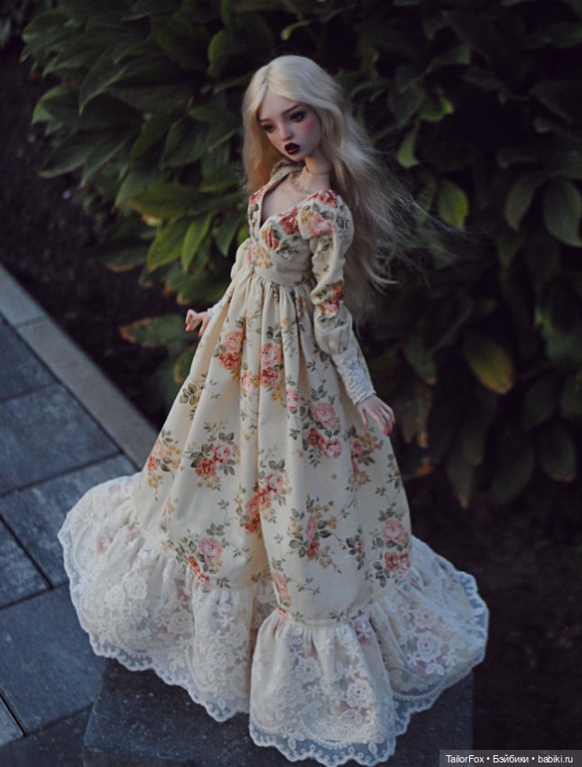 Платье для кукол сестер Поповых 🌺