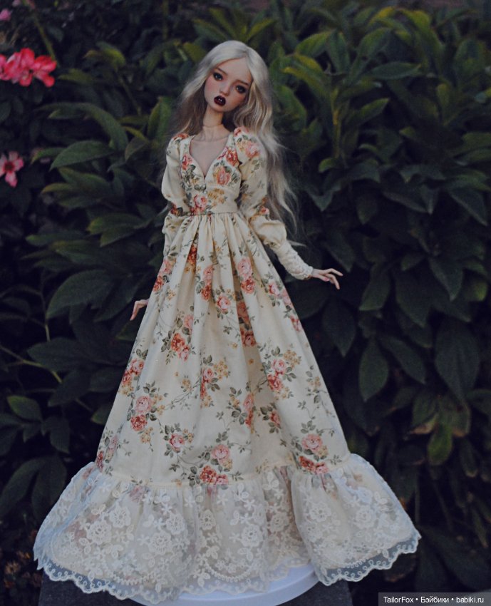 Платье для кукол сестер Поповых 🌺 (фото 7)