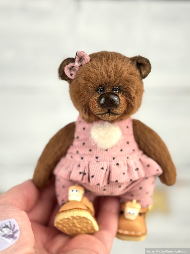 Тедди мишка Лили — Авторские мишки Тедди и друзья: фото (фото 3)
